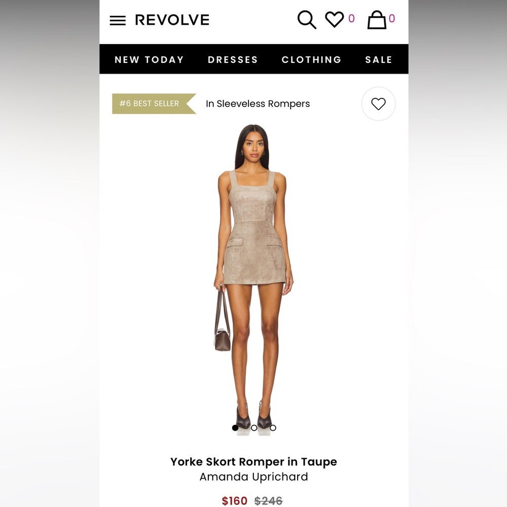NWT Amanda Uprichard Romper (Size : S)
